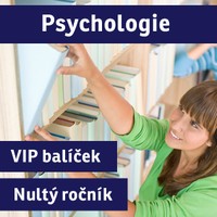 VIP BALÍČEK PSYCHOLOGIE („nultý ročník“) přípravný kurz